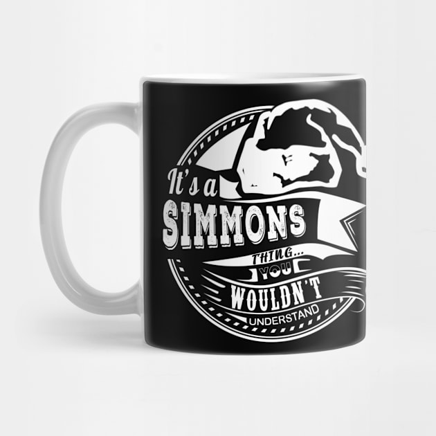 It's a Simmons thing - Hat Xmas Personalized Name Gift by Cave Store